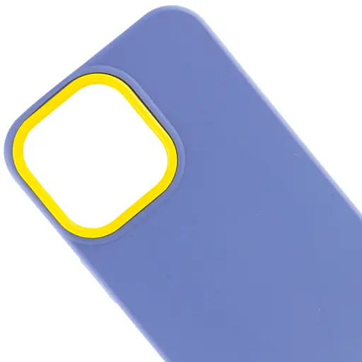Чохол Epik TPU+PC Bichromatic для Apple iPhone 13 Pro 6.1 Blue/Yellow - фото 2