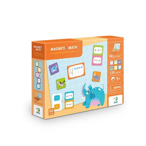 Развивающая магнитная игра "Математика" DoDo 200215, 139 эл - фото 1