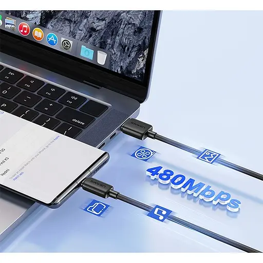 Кабель Usams US-SJ690 USB-A to Micro-USB 18W 2A 1m Black [138997] - фото 5