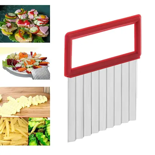 Сирорізка ніж для нарізки сиру овочерізка мала з ручкою (9.5 x 7 см), Kitchette 83261 - фото 6