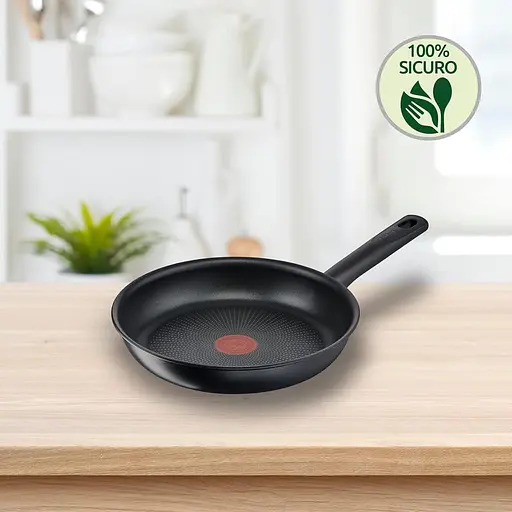 Универсальная большая и качественная сковорода Lagostina Rigenera Green 28 см (2100129527) с титановым антипригарным покрытием - фото 4