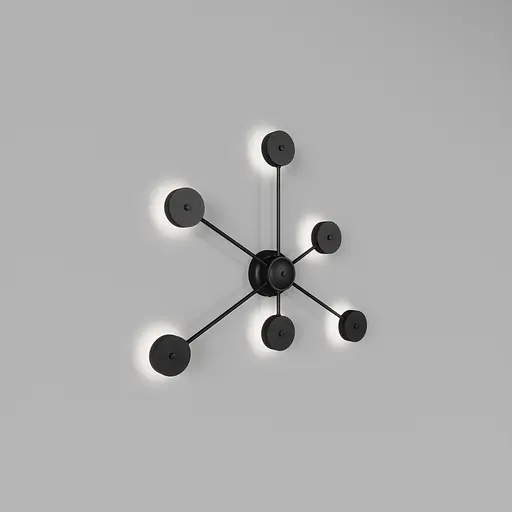 Настенный светильник SV0036-6 BK 4000К - фото 1