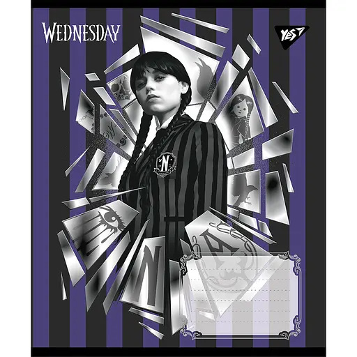 Набір зошитів Yes Wednesday Таємничі уроки А5 18 аркушів у клітинку 25 шт. ( (768267) - фото 4