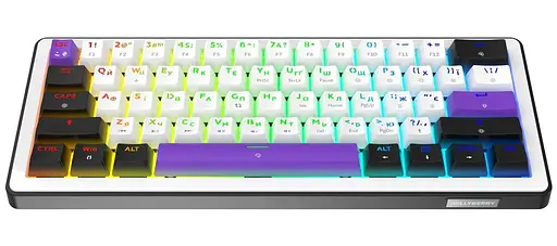 Клавіатура HATOR Hellyberry HK60 White-Violet (HK60) - фото 2