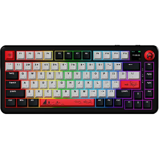 Клавиатура Ajazz AK820 Max Avocado Switch Black AK820MAX-AS-BG (129510)