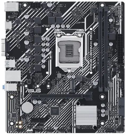 Материнская плата ASUS PRIME H510M-K R2.0 (H510M-K R2.0) (Socket 1200, Intel H510, Micro-ATX) - фото 1