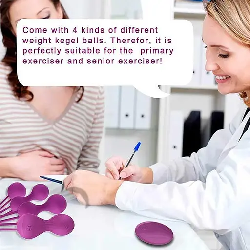 Вібраційний тренажер Кегеля Rewolution силіконовий 36 мм x 85 мм рожевий - фото 3