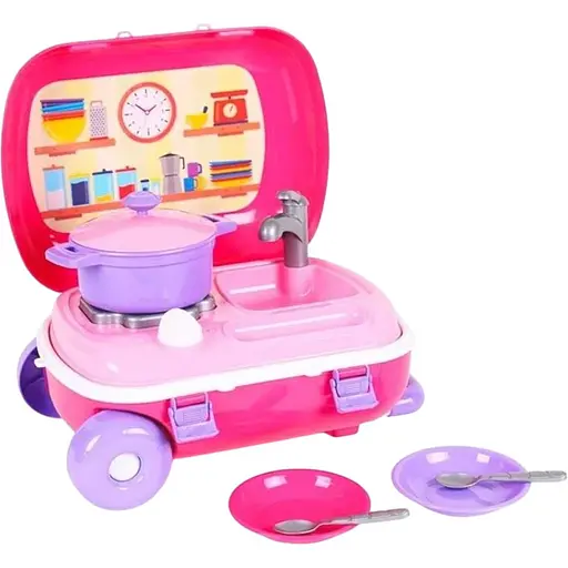 Игровой набор Technok Toys Кухня в чемоданчике ТехноК (6061), 6 предметов