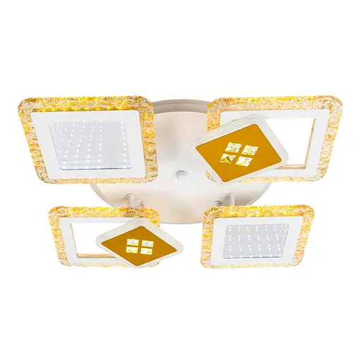 Люстра светодиодная VALESO V K39940-4 2 1 WT gold с пультом - фото 2