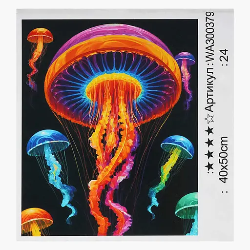 Набір для розпису по номерах WToys, 40x50 см, WA300379