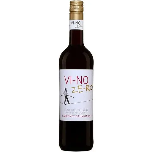Вино Vi-No Ze-Ro Cabernet Sauvignon червоне напівсолодке 0%, 0.75 л