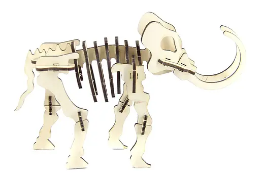 Дерев'яний конструктор "Мамонт" 30 деталей - фото 4