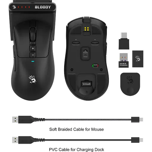 Миша Bloody R73 Ultra Duo Black [135500] - фото 15