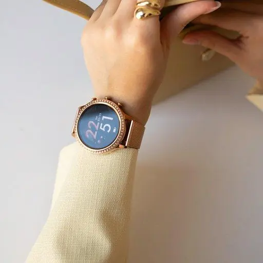 Розумний жіночий наручний смарт годинник Smart IQ Girl (Gold) - фото 5