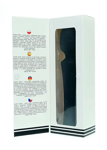 Масажер B - Series Magic Rechargeable Power Wand 20.5 см (чорний) - фото 5