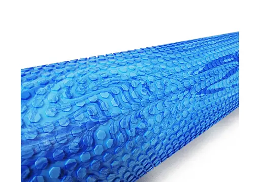 Массажный ролик EasyFit Foam Roller 45 см Синий-голубой (EF-2031-Bl) - фото 2