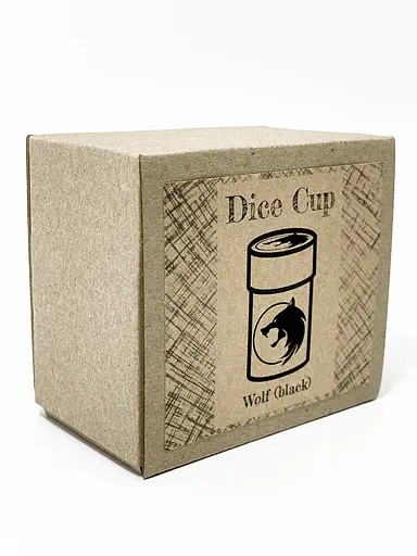 Настільна гра Планета Ігор Чаша для кубиків Вовк (чорна) (Dice cup Wolf black) (pi-dc007) - фото 9