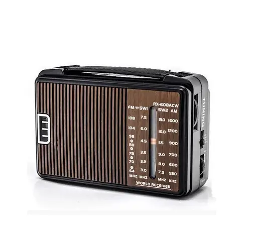 Радиоприемник Voltronic RX-608, LED, 2x3W, FM радио - фото 1