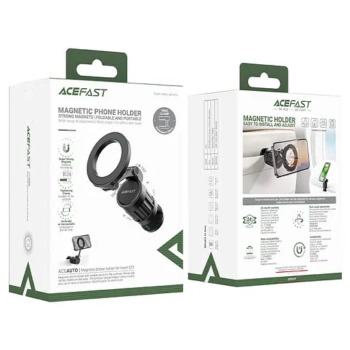 Тримач для телефону Acefast E23 Magnetic for Travel Black - фото 6