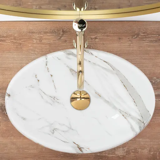 Умивальник Rea Linda lava накладний REA-U8695, Білий - фото 2