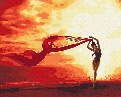 Картина за номерами на підрамнику Brushme Танець пристрасті