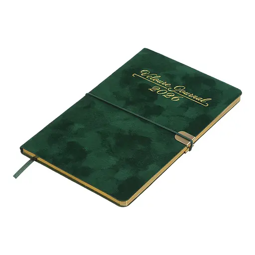 Еженедельник датированный Buromax Velour 2026 A5 зеленый (BM.2710-04) - фото 2