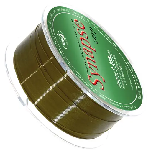 Леска Katran Synapse Carp 300 м (olive green) 0.286 мм 12.85 lb/5.83 кг - фото 2