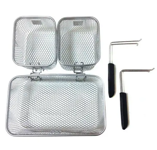 Фритюрница двойная Ambiano 95470 3 корзины в комплекте 4 л - фото 6