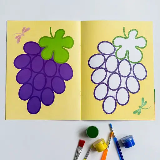 Тактильна розмальовка. Фрукти та ягоди - фото 4