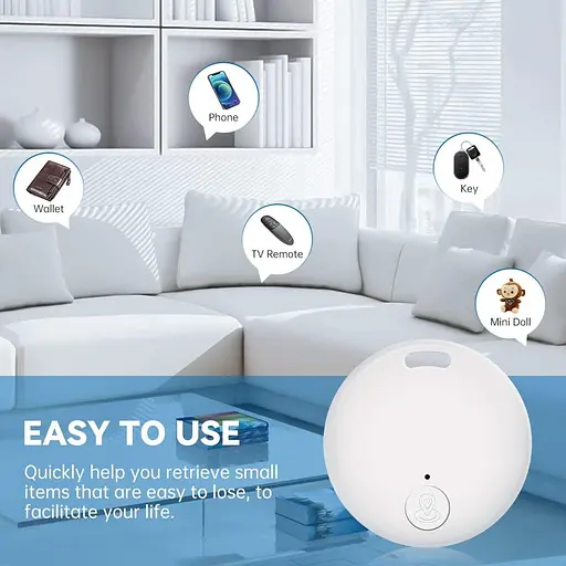 Пошуковик ключів, Senbos 4 Pack Bluetooth 5.0 Міні-портативний GPS-трекер Smart Anti Lost Wireless Tracking Tag Device для дітей - фото 3