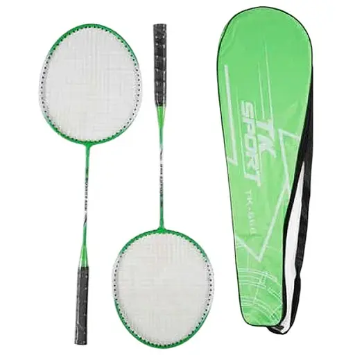 Набір для бадмінтону TK Sport, 2 ракетки з металевим каркасом, у чохлі C63429 (В асортименті)
