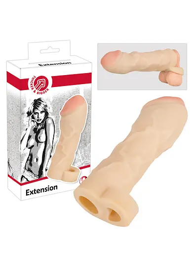 Насадка на пенис You2Toys T&B Extension 17 см телесный - фото 2