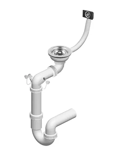 Кухонна мийка гранітна Rea North grey ZLE-00128, Сірий - фото 6