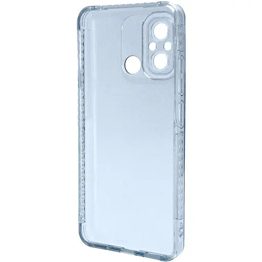 Чехол Epik TPU Starfall Clear для Xiaomi Redmi 12C Голубой - фото 3