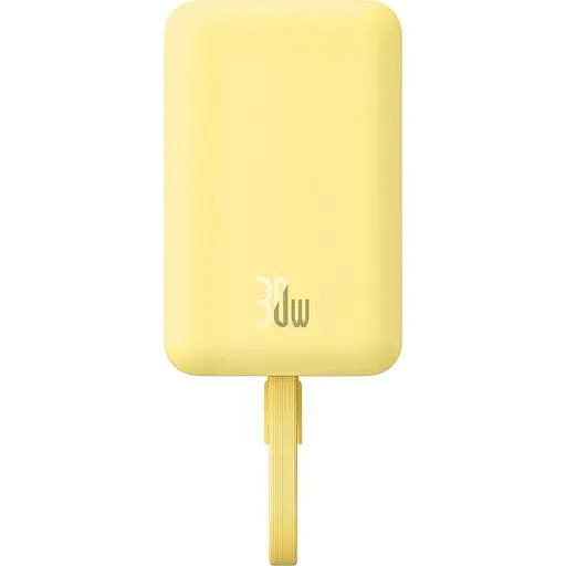 Зовнішній акумулятор Baseus Magnetic Mini 10000mAh 30W Yellow (P1002210BY23-00) [152270] - фото 3
