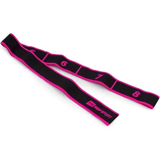 Резинка для фитнеса Hop-Sport с петлями 12-30кг HS-N904GB розовая - фото 4