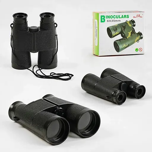 Бинокль 6039-9 A со шнурком, в коробке (6974272400025) - фото 2