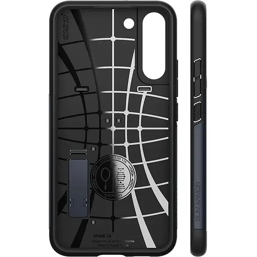 Оригінальний чохол із підставкою Spigen Slim Armor для Samsung Galaxy S22 Slate ACS04014 SM-S906 - фото 5