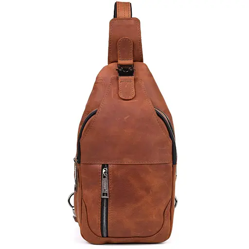 Кожаный мужской рюкзак TARWA 17х7х33.5 см sum0026166 - фото 4