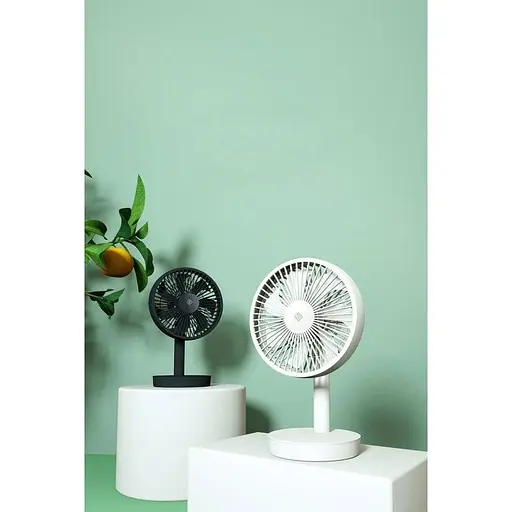 Вентилятор Jipin Desktop Fan на аккумуляторе белый - фото 5