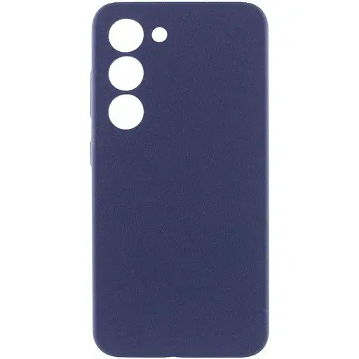 Чехол Lakshmi Silicone Cover Full Camera (AAA) для Samsung Galaxy S22 Темно-синий / Midnight blue