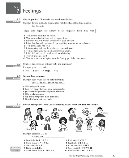Test Your English Vocabulary in Use Elementary with Answers 2nd Edition - фото 8