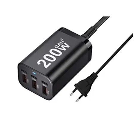 Зарядний пристрій 200W-EU 200W (1xQC3.0 100W/1xQC3.0 30W/3xUSB 18W)
