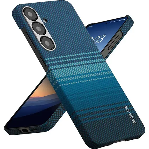 Чехол Pitaka MagEZ Tactile Woven Case для Samsung Galaxy S25 Plus Moonrise (KS2502S) [128408] - фото 3