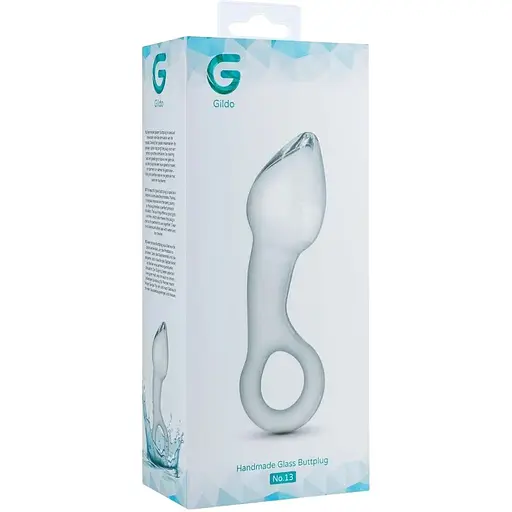 Стеклянный стимулятор простаты Gildo Glass Prostate Plug No. 13 - фото 6