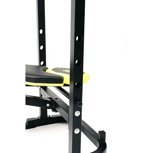 Тренировочная скамья Besport WB-003 горизонтальная для жима со стойкой под штангу - фото 3