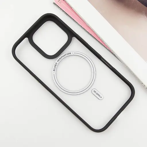 Чохол TPU+PC Blueo Skin Friendly Frosted with MagSafe для Apple iPhone 16 Pro 6.3 Чорний - фото 3