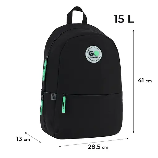 Рюкзак GoPack Education Teens 188M-4 черный Черный (GO26-188M-4) - фото 2