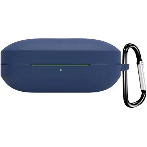 Чехол-накладка DK Silicone Candy Friendly с карабином для OnePlus Buds Pro 2 (dark blue)