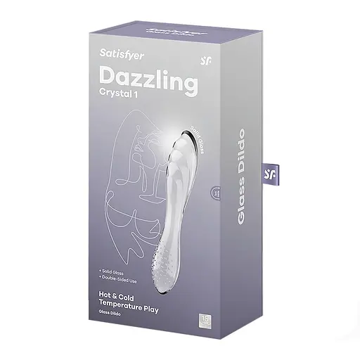 Ділдо Satisfyer Dazzling Crystal 1 (Transparent) - фото 5